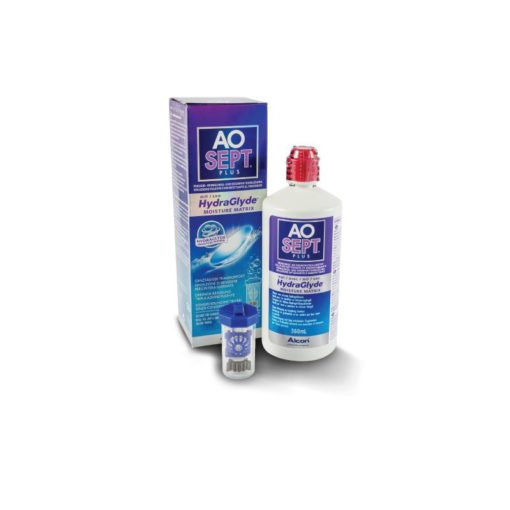 Your AOSept Plus Hydraglyde 360 mL lens care products are available in Switzerland at the best price