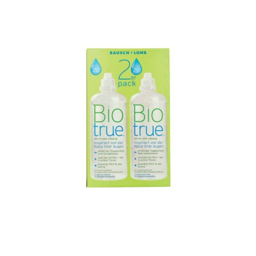 Your BioTrue 2x300 mL lens care products are available in Switzerland at the best price.