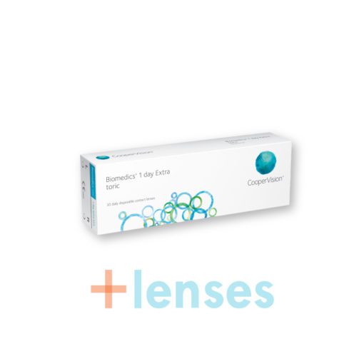Vos lentilles de contact Biomedics 1-Day Extra Toric sont disponibles en Suisse au meilleur prix