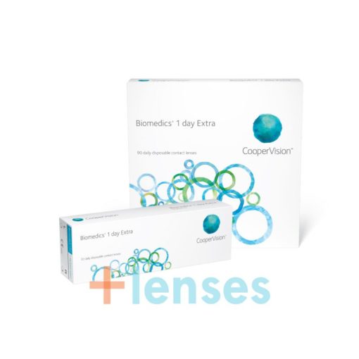 Your Biomedics 1-Day Extra contact lenses are available in Switzerland at the best price