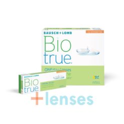 Your BioTrue Oneday for Astigmatism lenses are available in Switzerland at the best price.