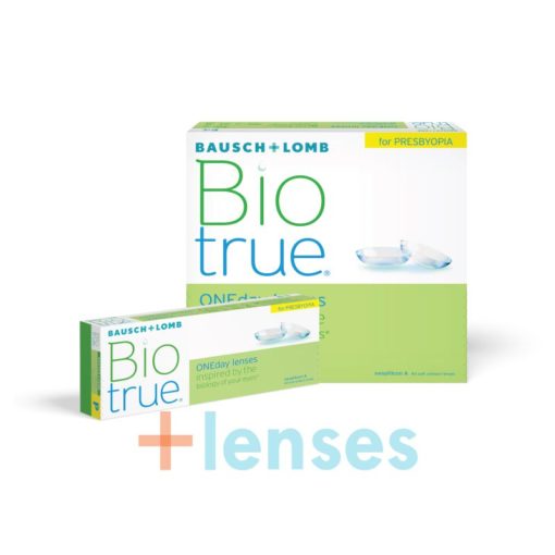 Your BioTrue Oneday for Presbyopia lenses are available in Switzerland at the best price.