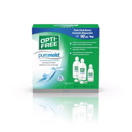 Vos produits d'entretien lentilles Opt-Free PureMoist 2x300 mL + 90 mL sont disponibles en Suisse au meilleur prix